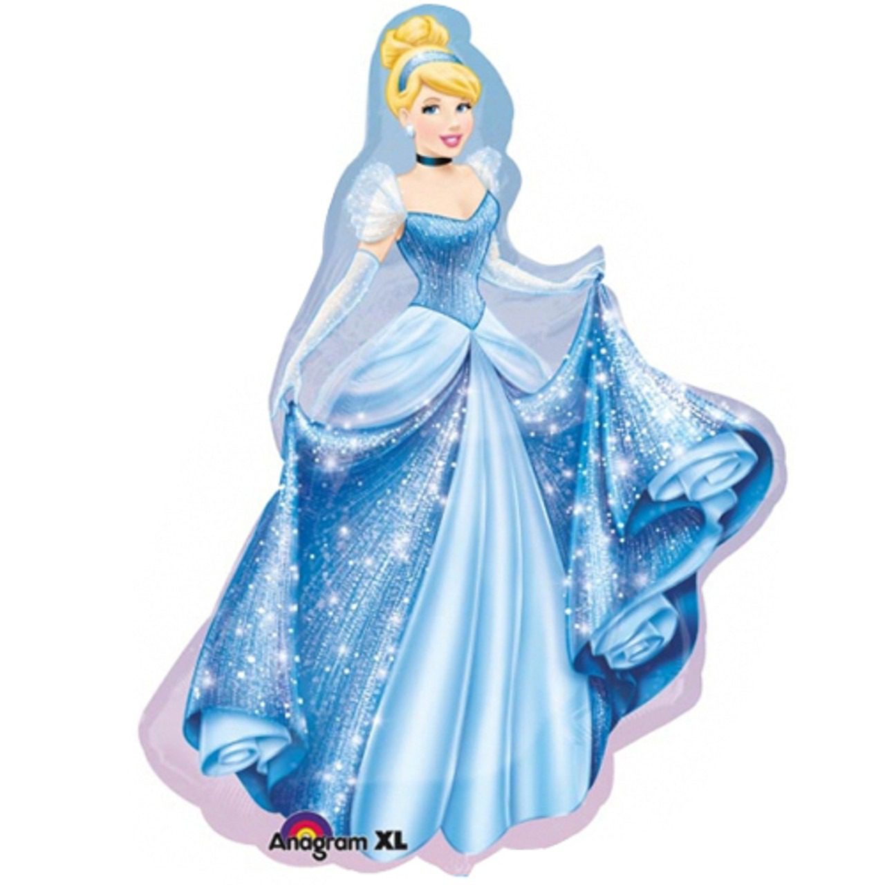 Amscan 33 inch Cinderella Super Shape Foil Balloon_2481401