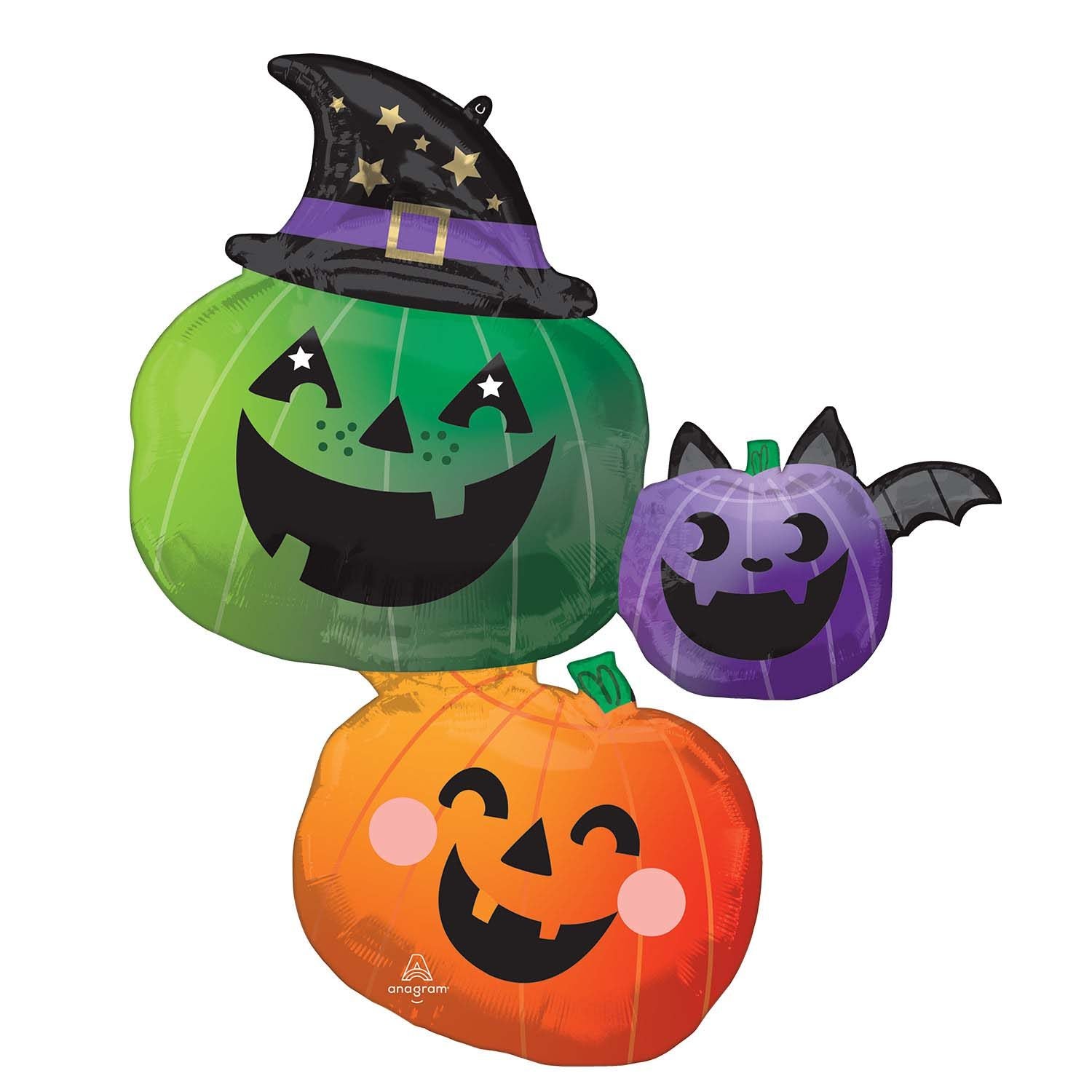 Amscan 33 inch Spooky Pumpkin Stack Supershape Foil Balloon_74410-4482101-1-3-1500+.jpg