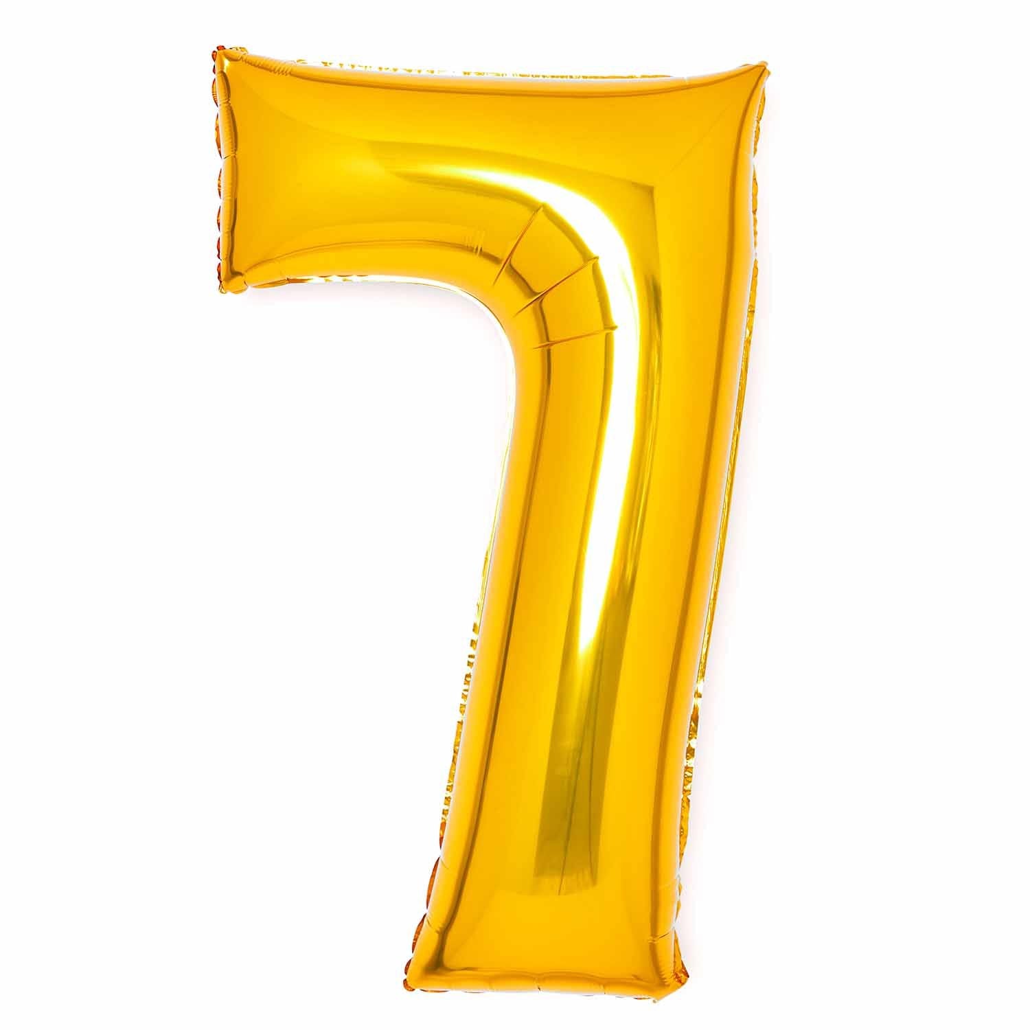Amscan 34 inch Gold Foil Number 7 72528-9913080-1-3-1500+ (1)