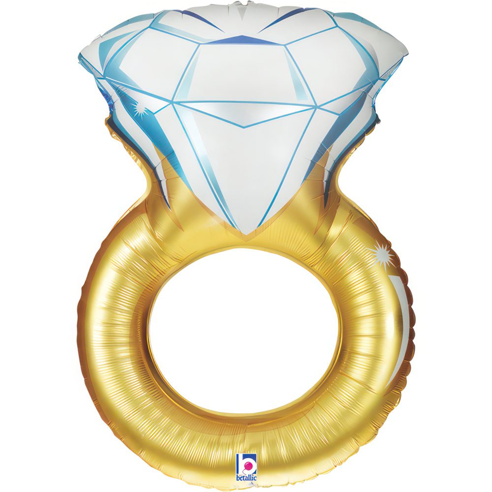Amscan 34 inch Wedding Ring Foil Balloon_15399-wedding-ring-b