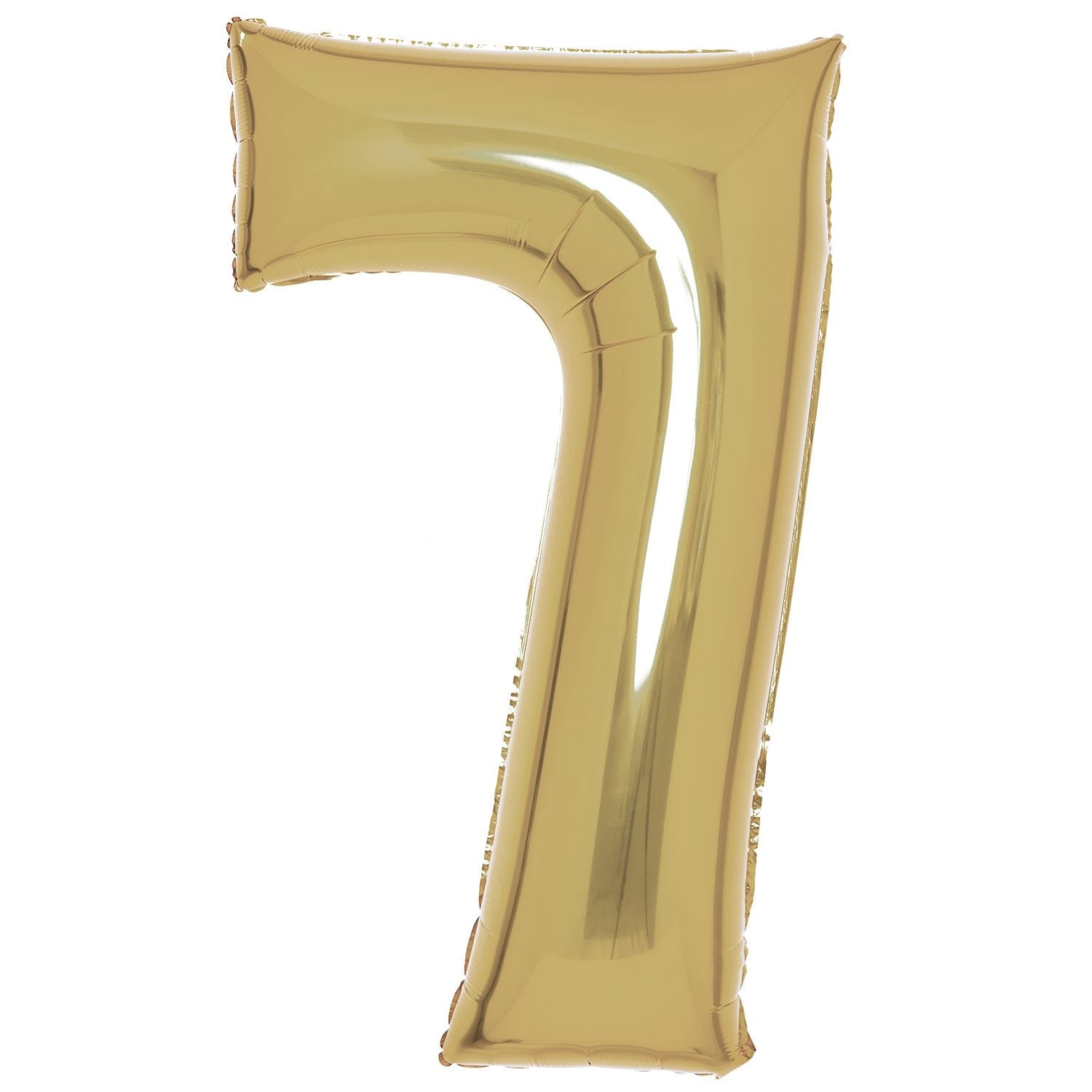 Amscan 34 inch White Gold Foil Number 7 74523-9915185-1-3-1500+