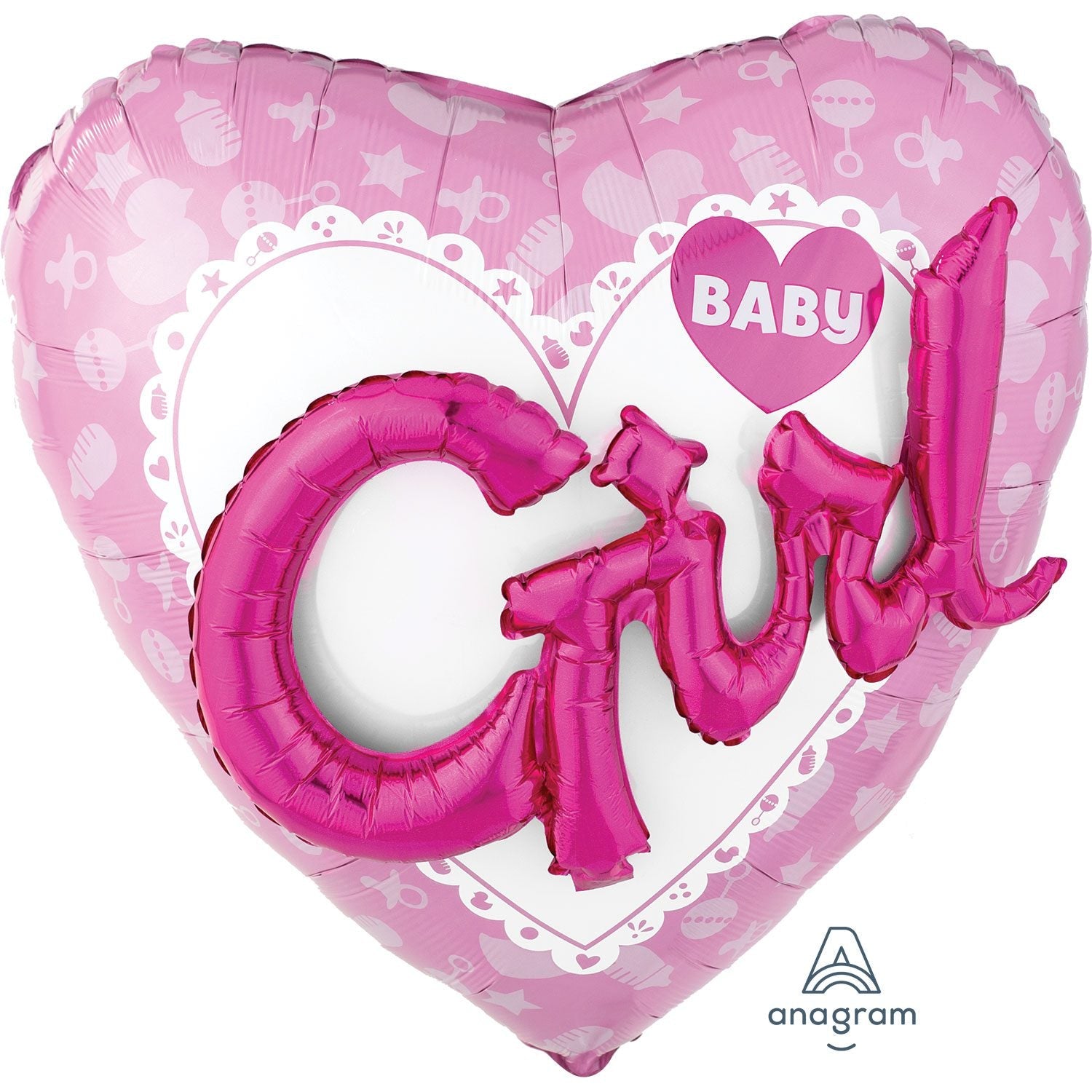 Amscan 36 inch Baby Girl Multi Foil Balloon_45988-3092101-1-3-1500+