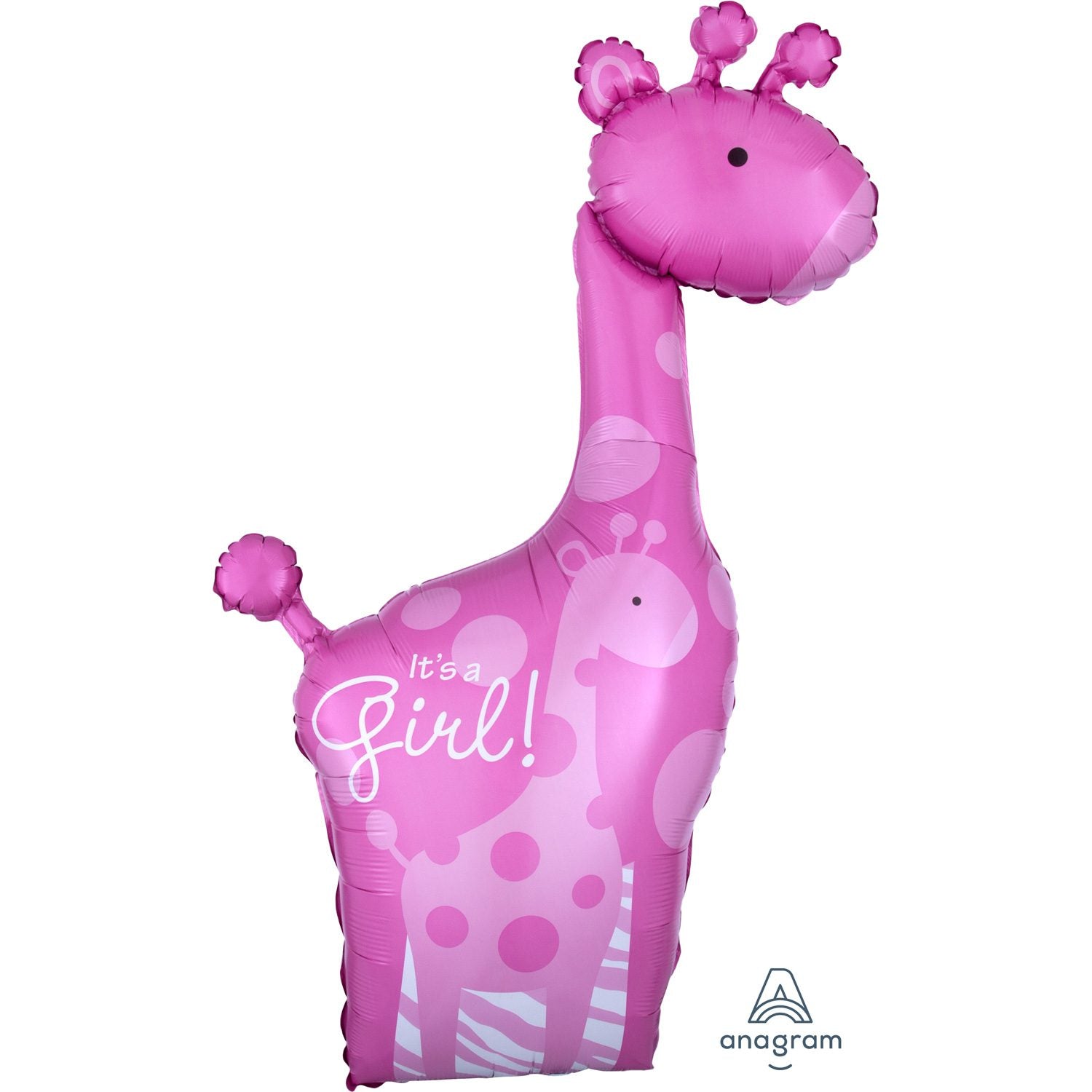 Amscan 42 inch Mom & Baby Pink Giraffes SuperShape Foil Balloon_27849-2518101-1-3-1500+