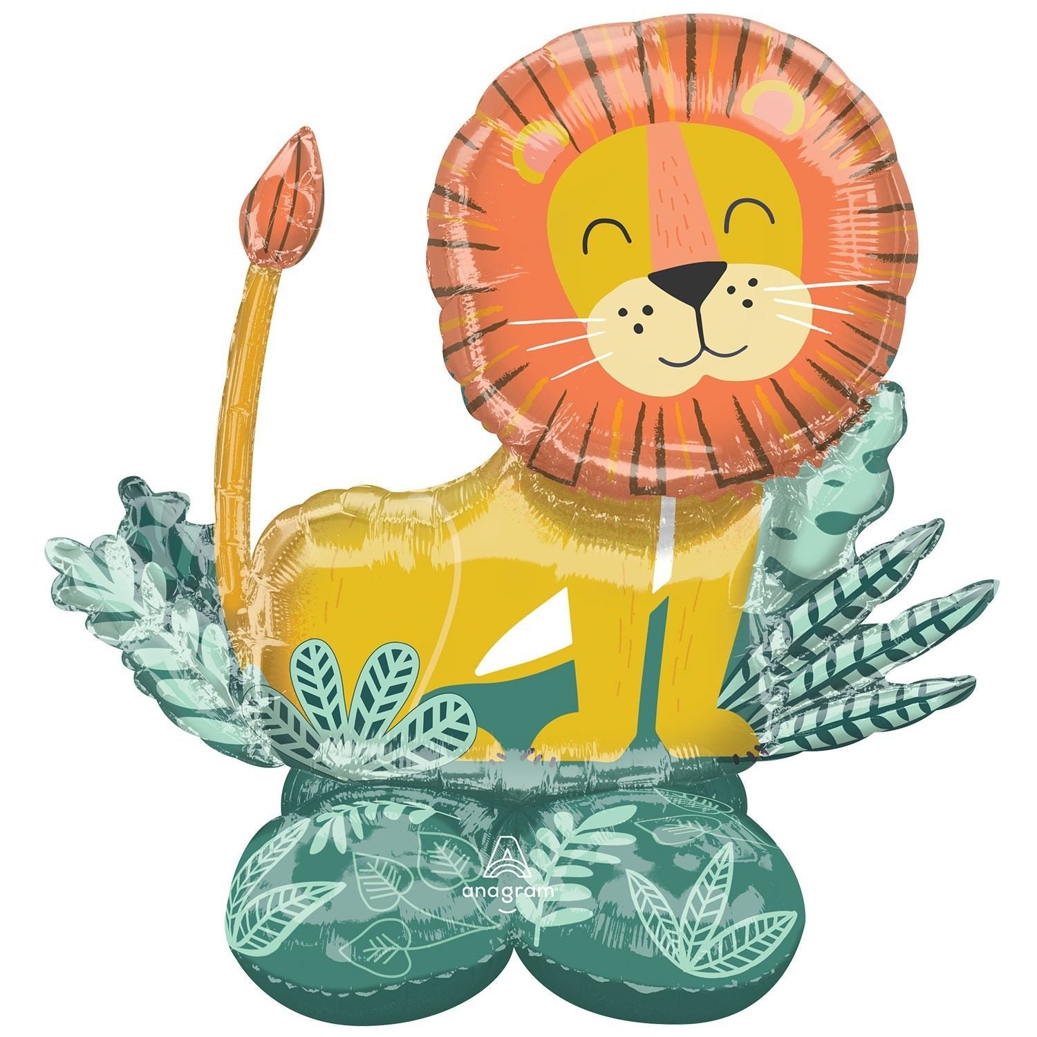 Amscan 45 inch Get Wild Airloonz Foil Balloon (Air Filled)_66635-4294011-1-3-1500+