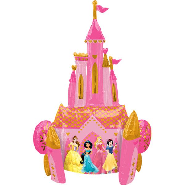 Amscan 55 inch Disney Princess Castle Airwalker Foil Balloon_3980701-500__39237