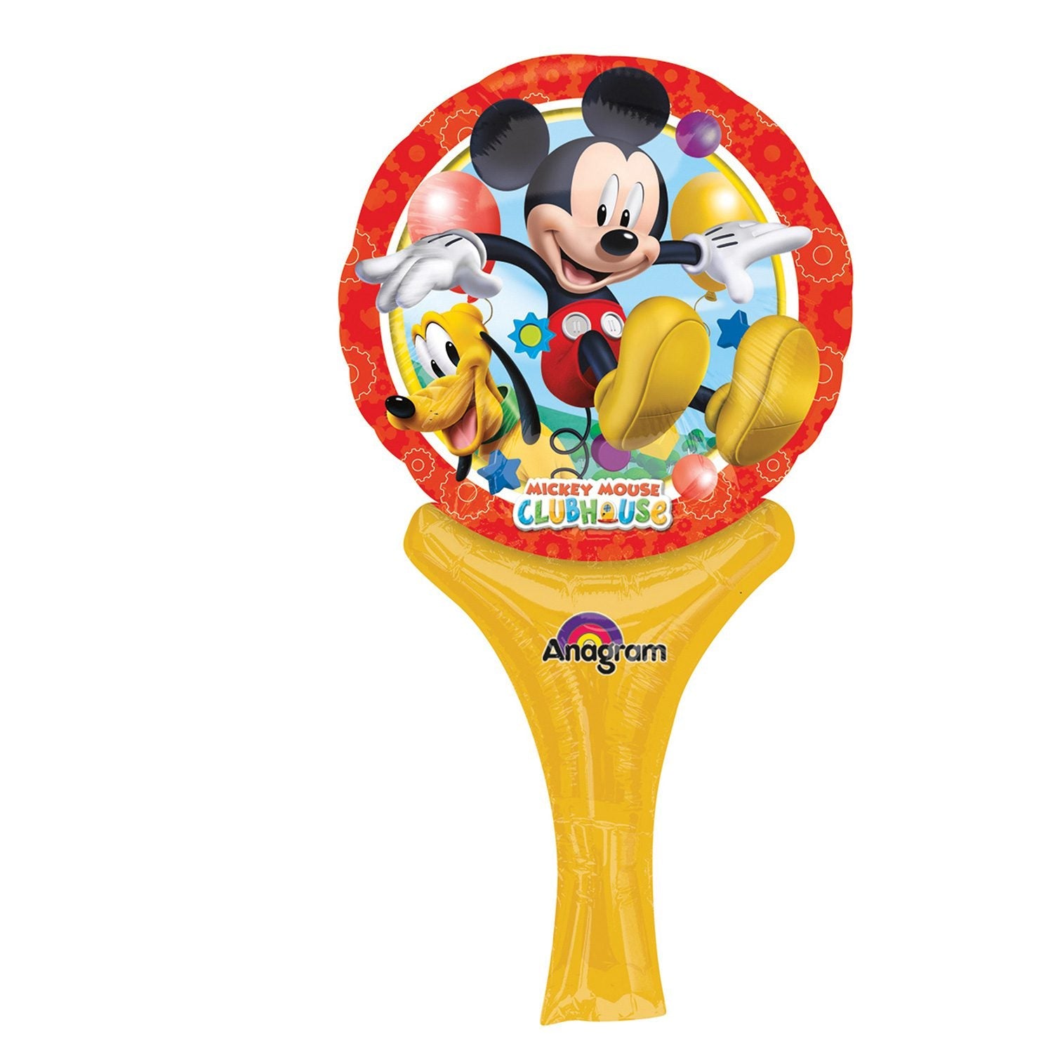 Amscan 6 inch Mickey Mouse Inflate-a-Fun Foil Balloon_27030