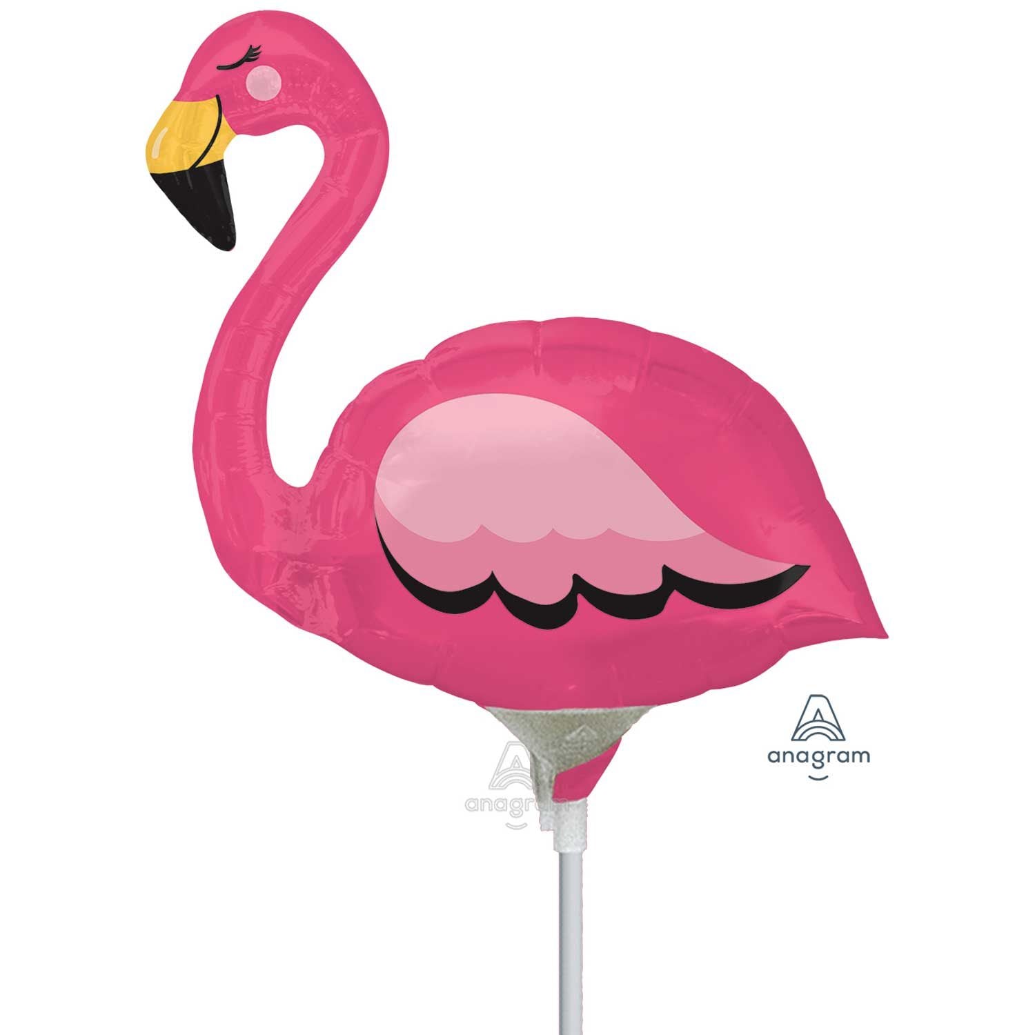 Amscan 9 inch Flamingo Mini Shape Foil Balloon (Air Filled)_60747-3969402-1-3-1500+