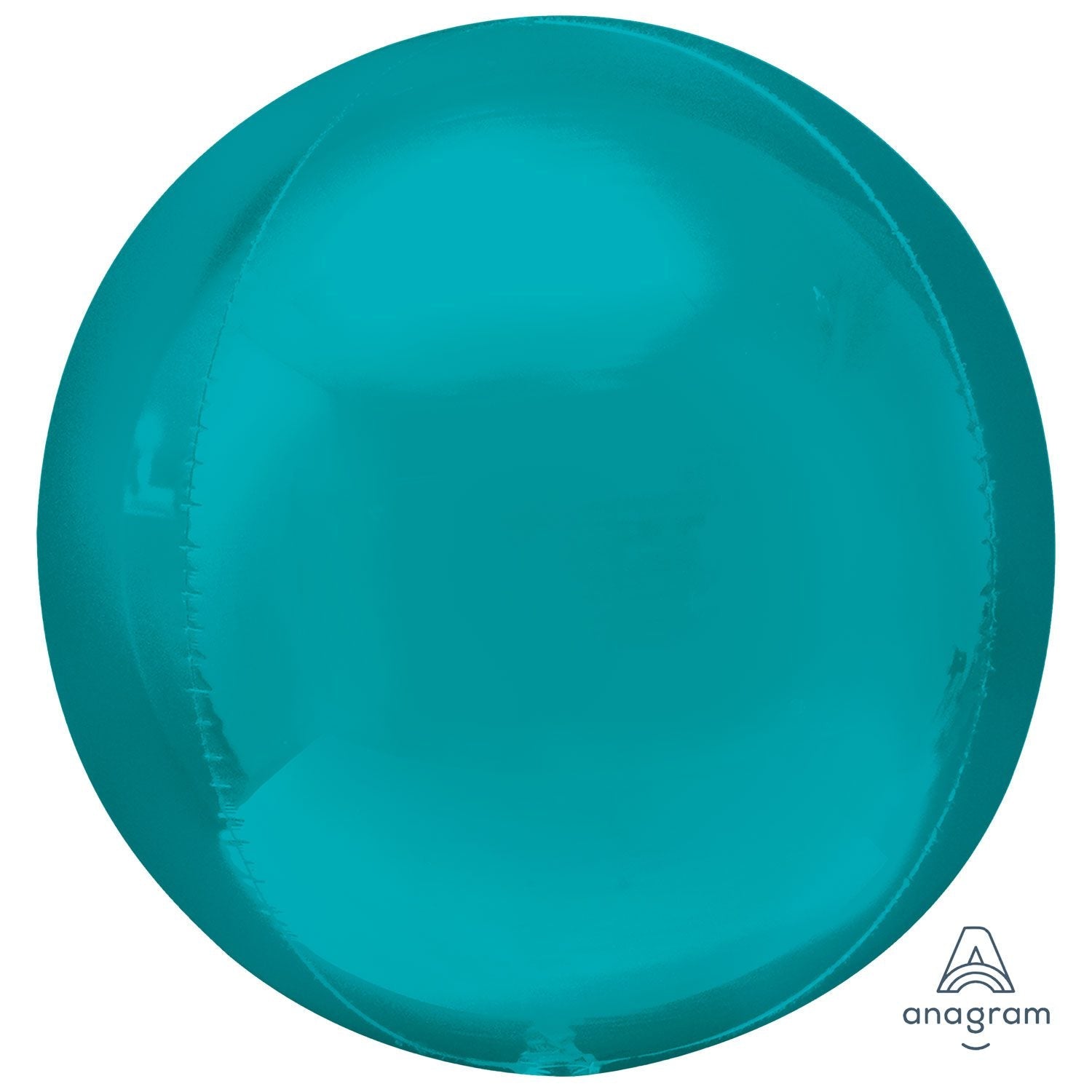 Amscan Anagram 16 inch Aqua Orbz Foil Balloon 4187101
