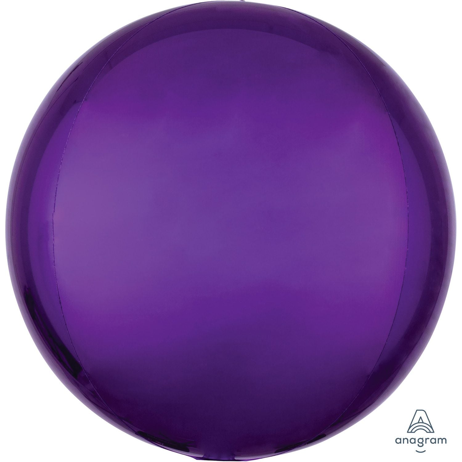 Amscan Anagram 16 inch Purple Orbz Foil Balloon 2820701