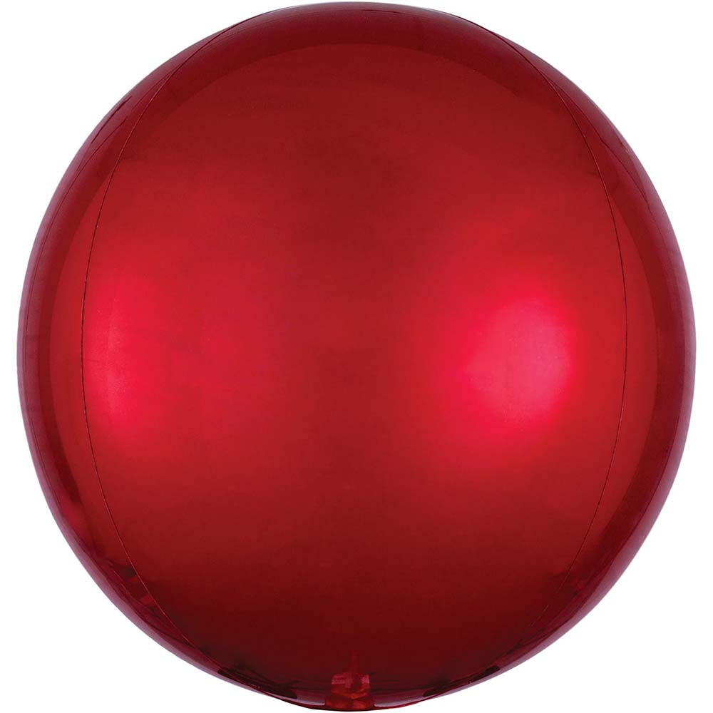 Amscan Anagram 16 inch Red Orbz Foil Balloon_2820301