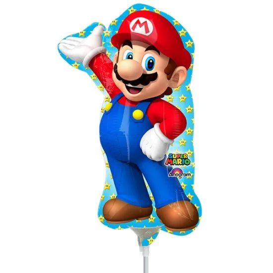 Anagram 12 inch Mario Bros Mini Foil Balloon (Air Filled)_3202702-mario-mini-shapejpg.image.550x550