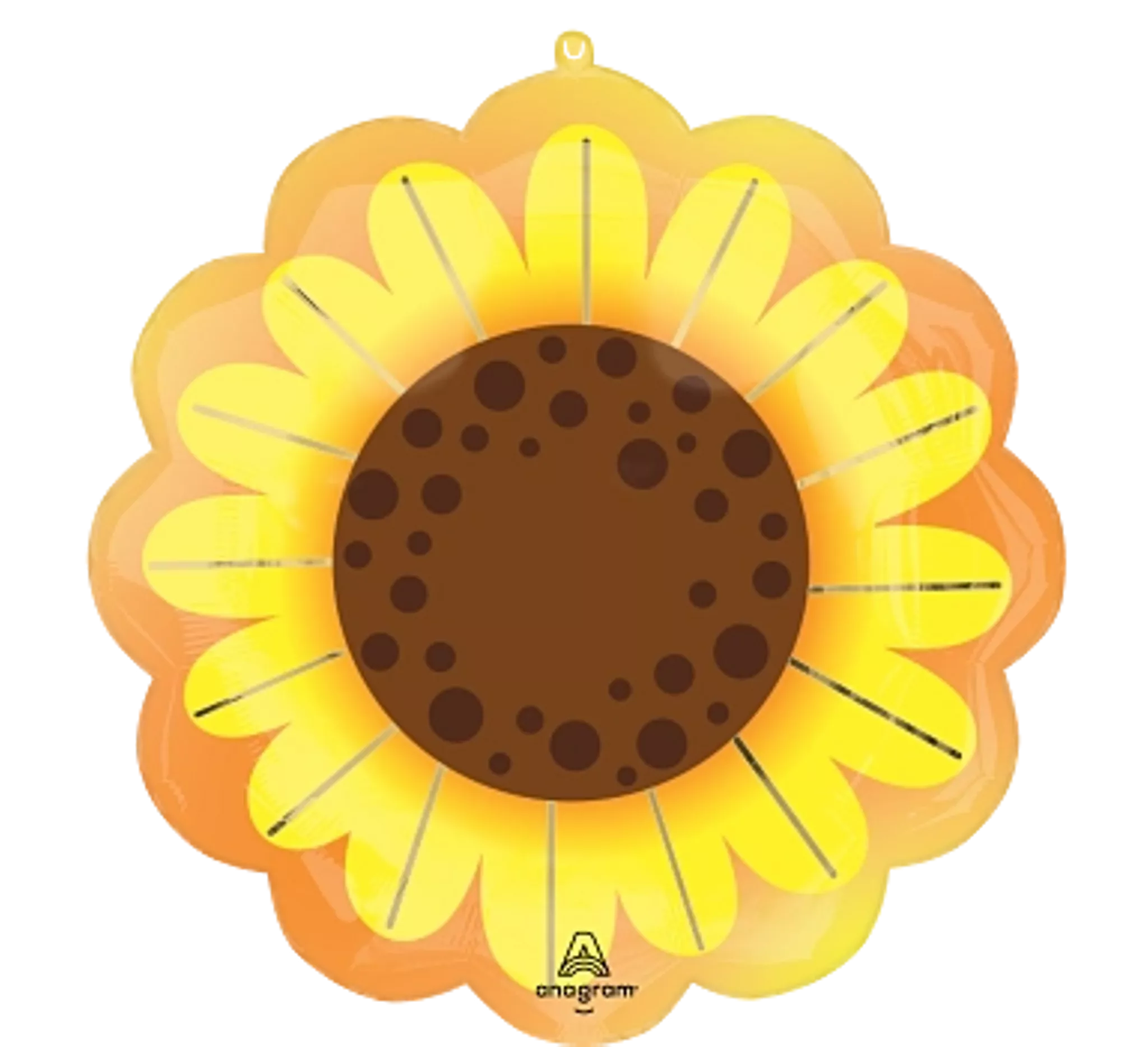 Anagram 14 inch Sunflower Glow Mini Foil Balloon