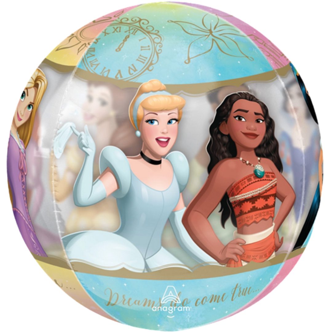 Anagram 16 inch Disney Princess Orbz foil Balloonc