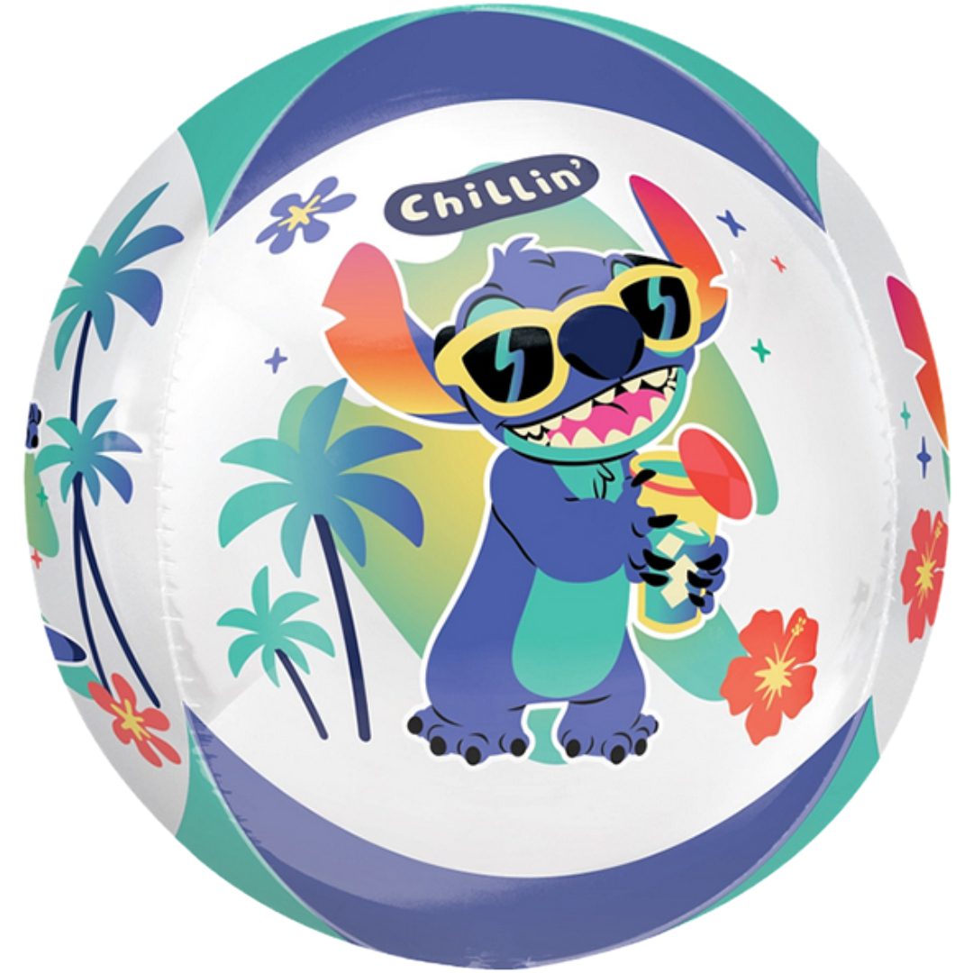 Anagram 16 inch Orbz Lilo & Stitch Foil Balloonb
