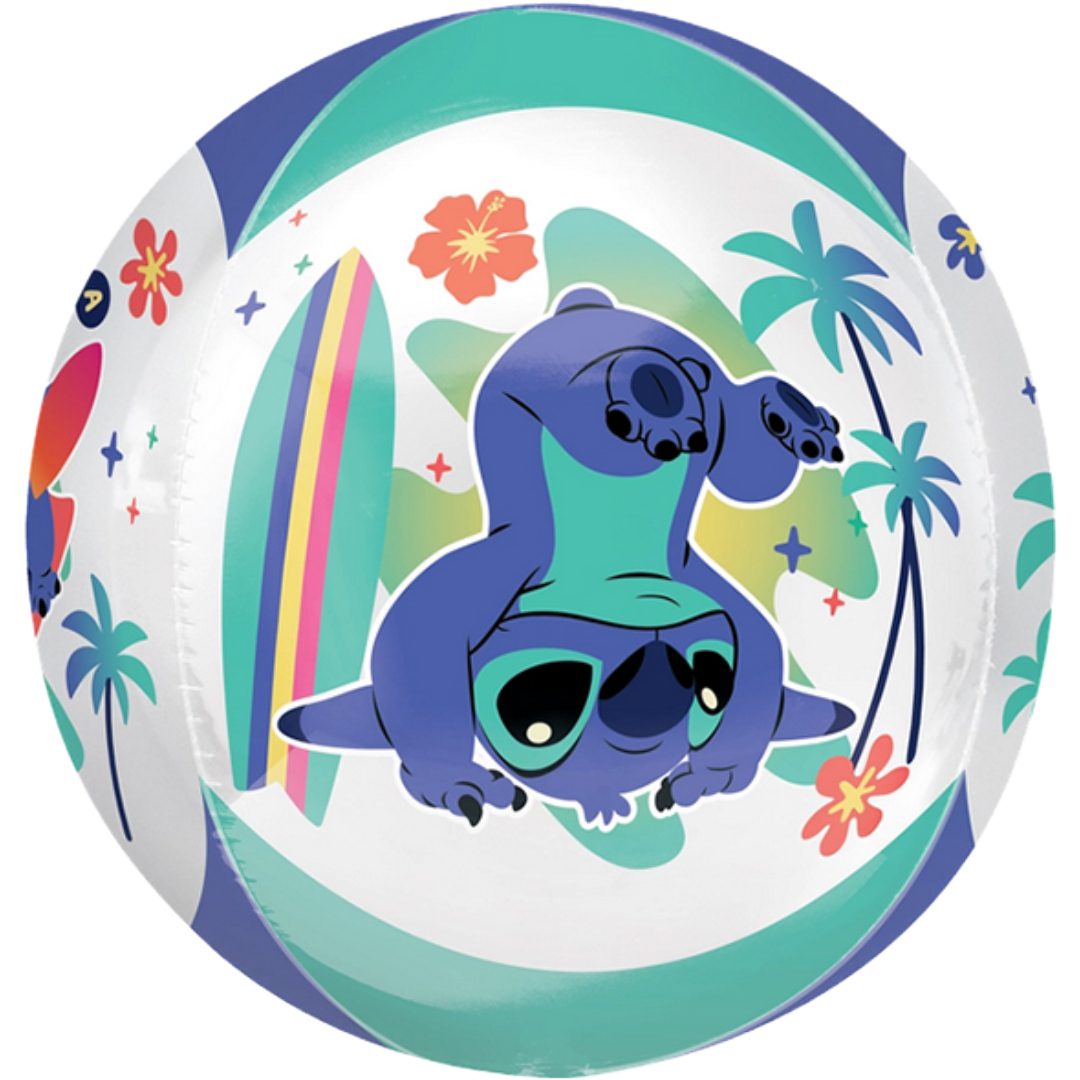 Anagram 16 inch Orbz Lilo & Stitch Foil Balloonc