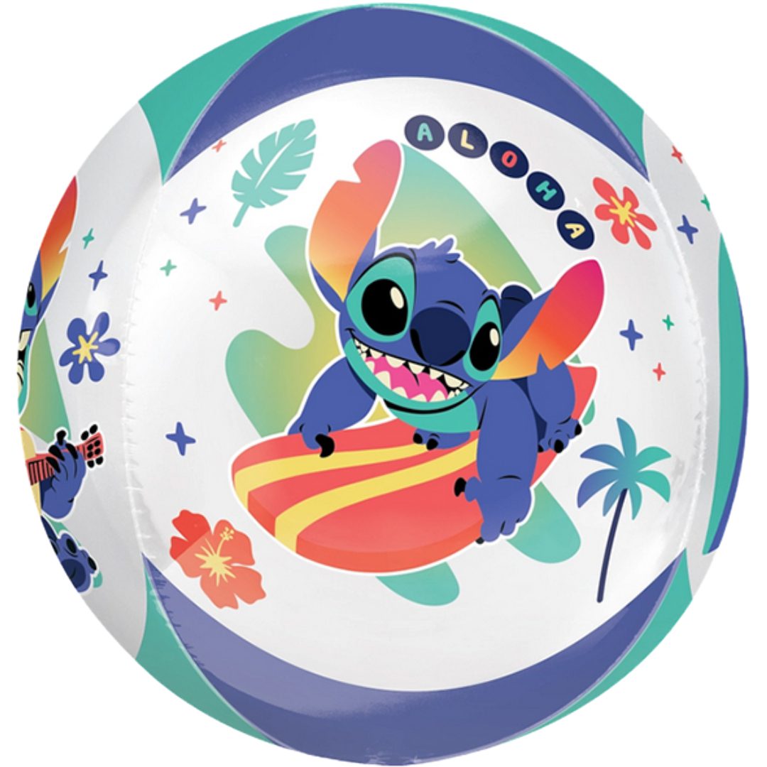 Anagram 16 inch Orbz Lilo & Stitch Foil Balloond