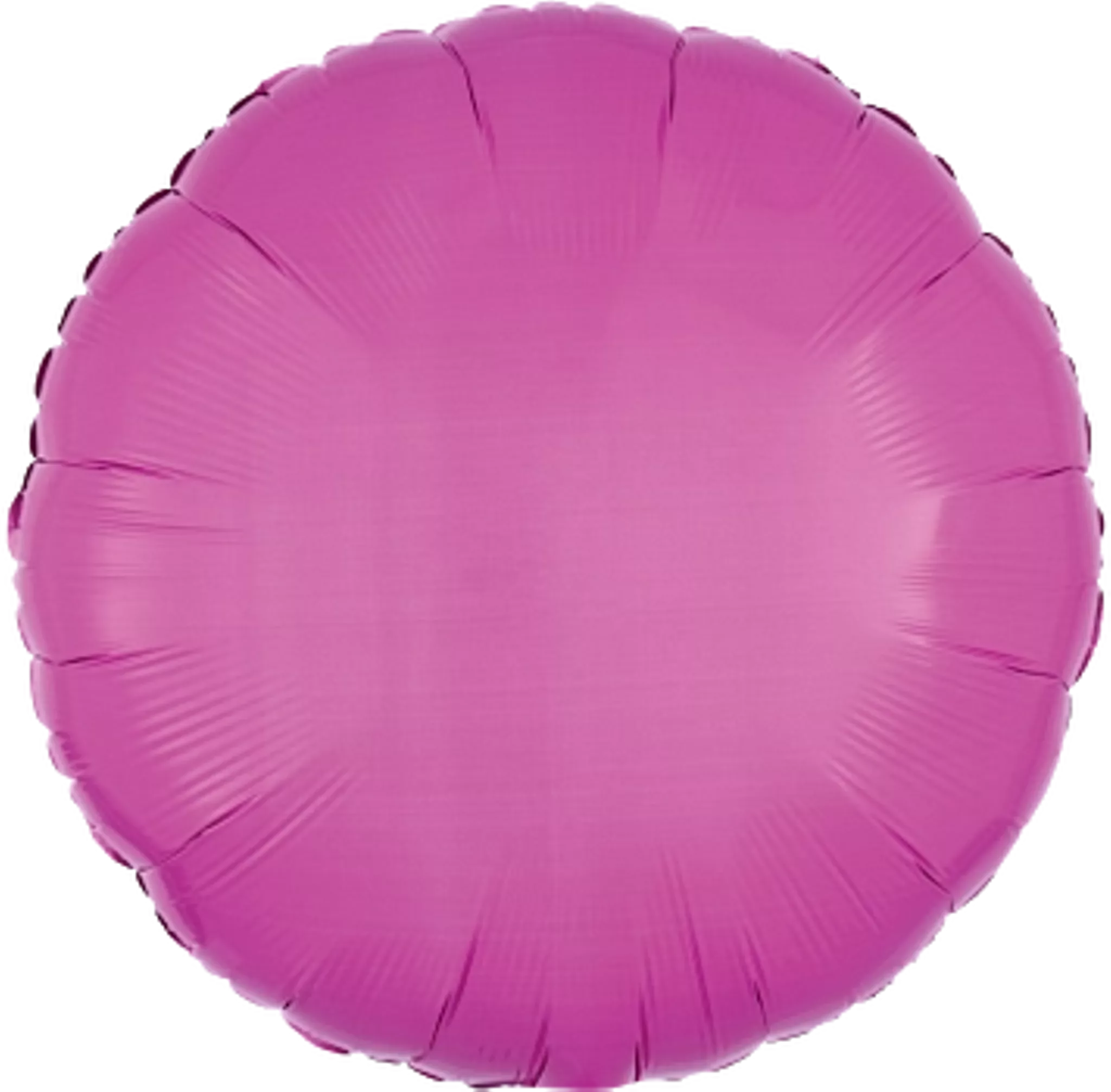 Anagram 18 inch Bright Bubblegum Pink Round Foil Balloon