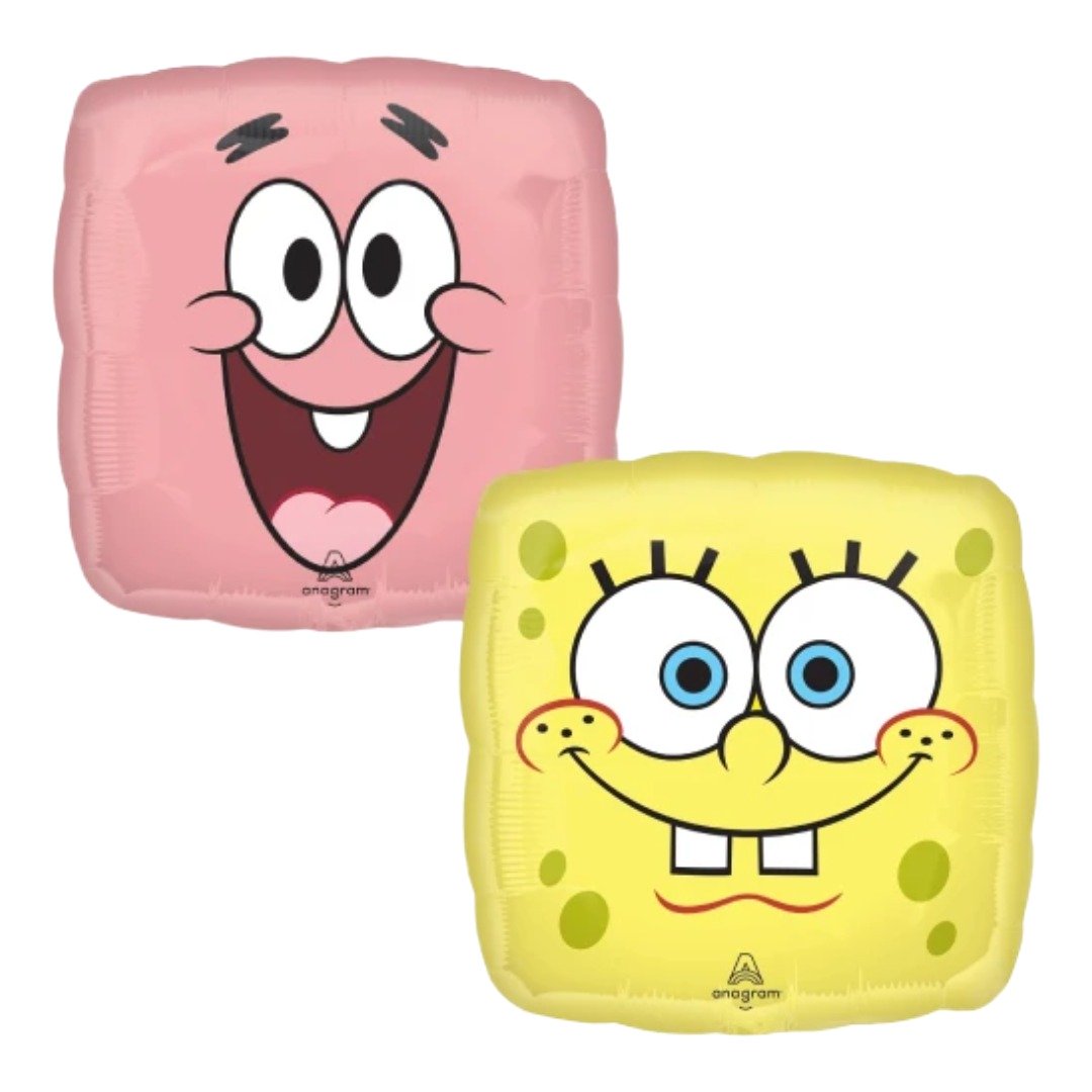 Anagram 18 inch Spongebob & Patrick Square Foil Balloon