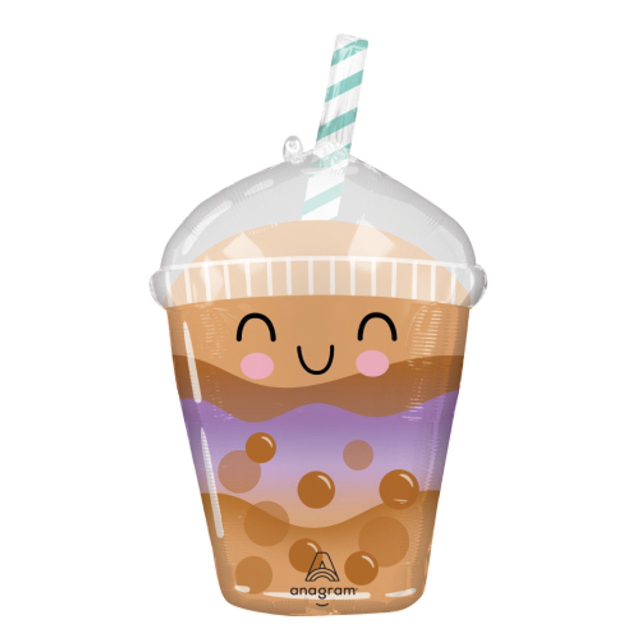 Anagram 29 inch Boba Tea Sippy Friends SuperShape Foil Balloon