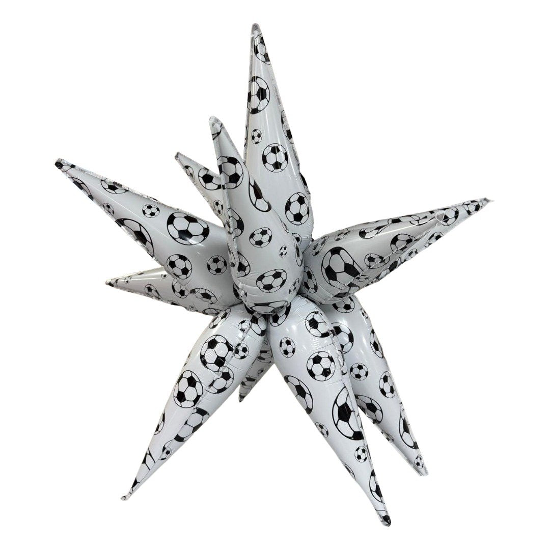 B4U 32 inch 12 point Football Spikey Starburst Foil Balloon