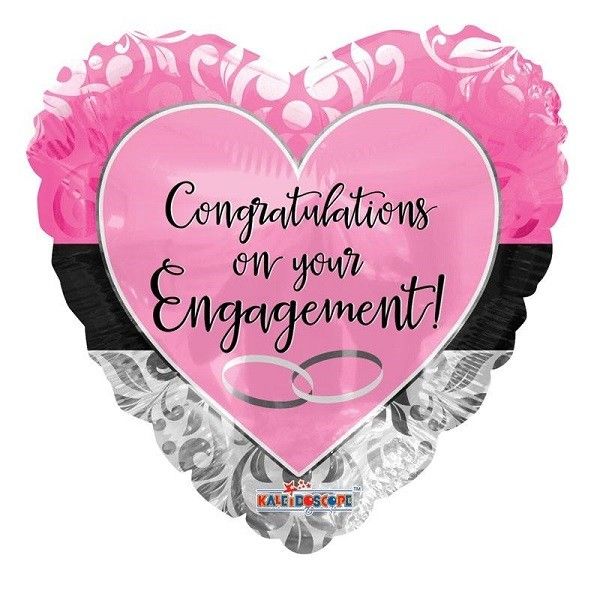 Engagement Pink Heart _122109