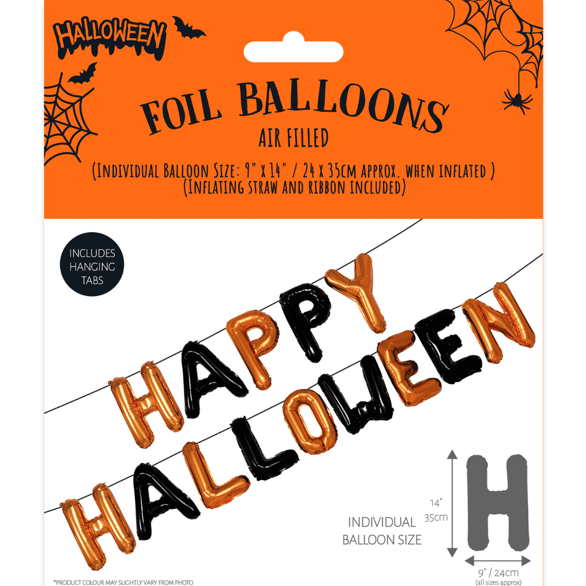 Eurowrap 14inch Happy Halloween Foil Balloon_32115-hapc_-_happy_halloween_balloon_banner_kit_pkg.png