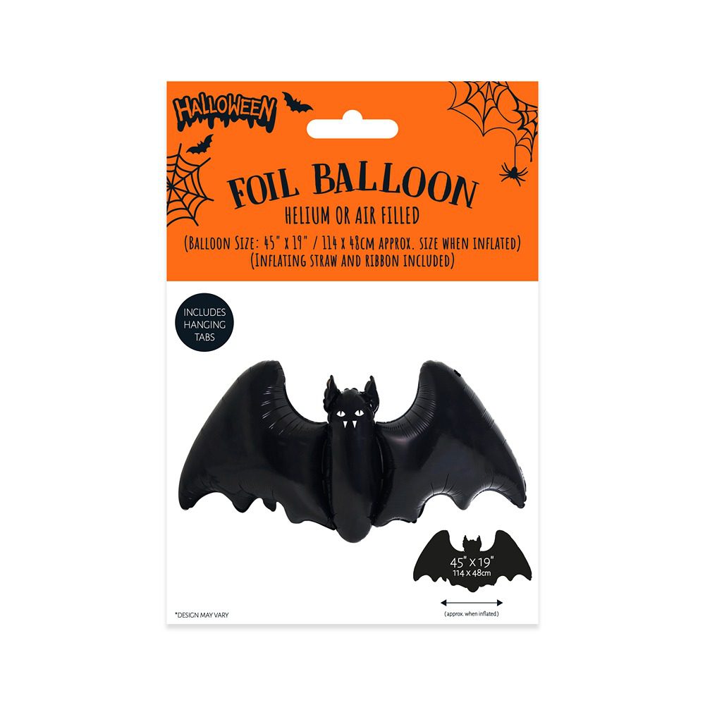 Eurowrap 45 inch Big Black Bat Foil Balloon_32091-BLC_fac.jpg