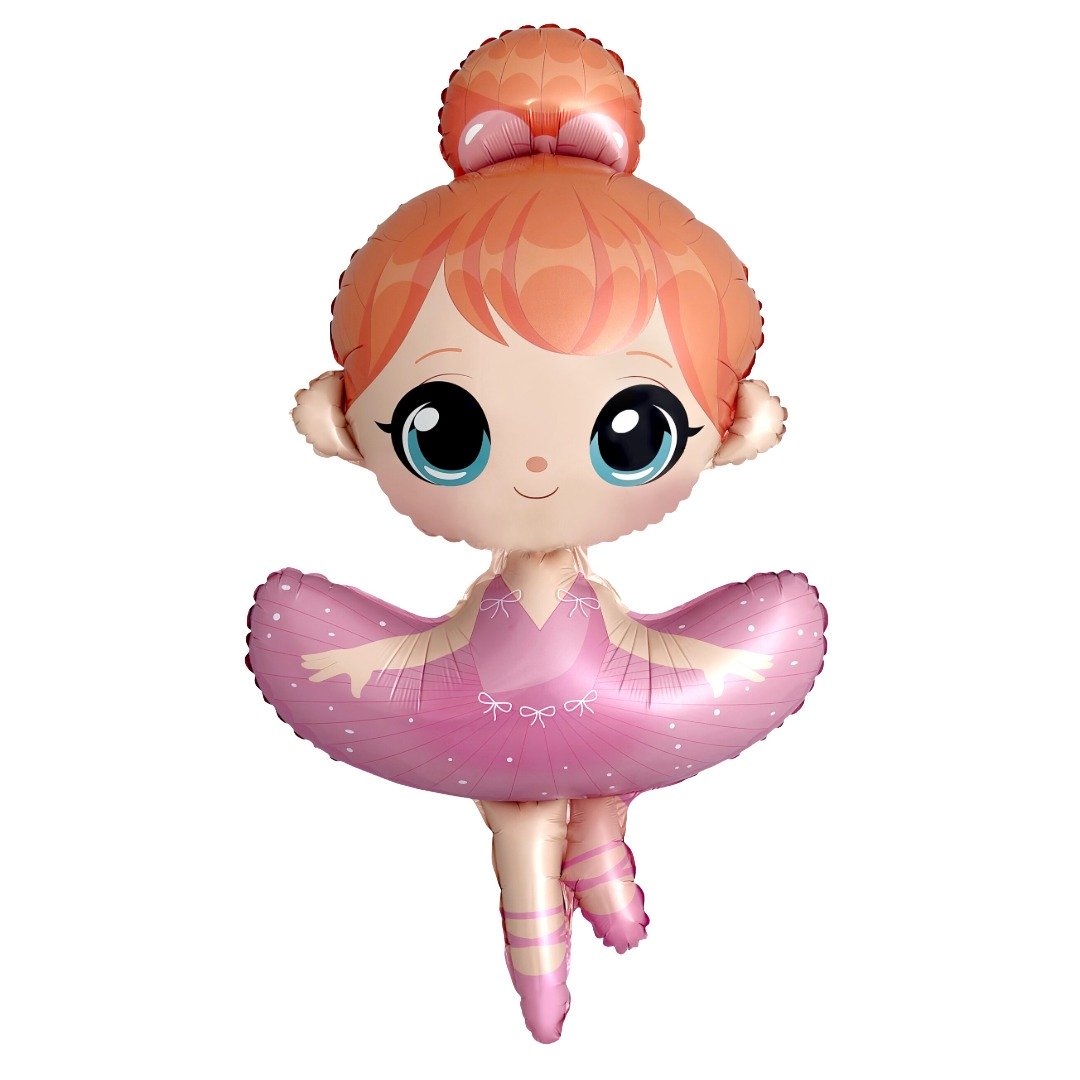 Flexmetal 40x27 Ballerina Supershape Foil Balloon