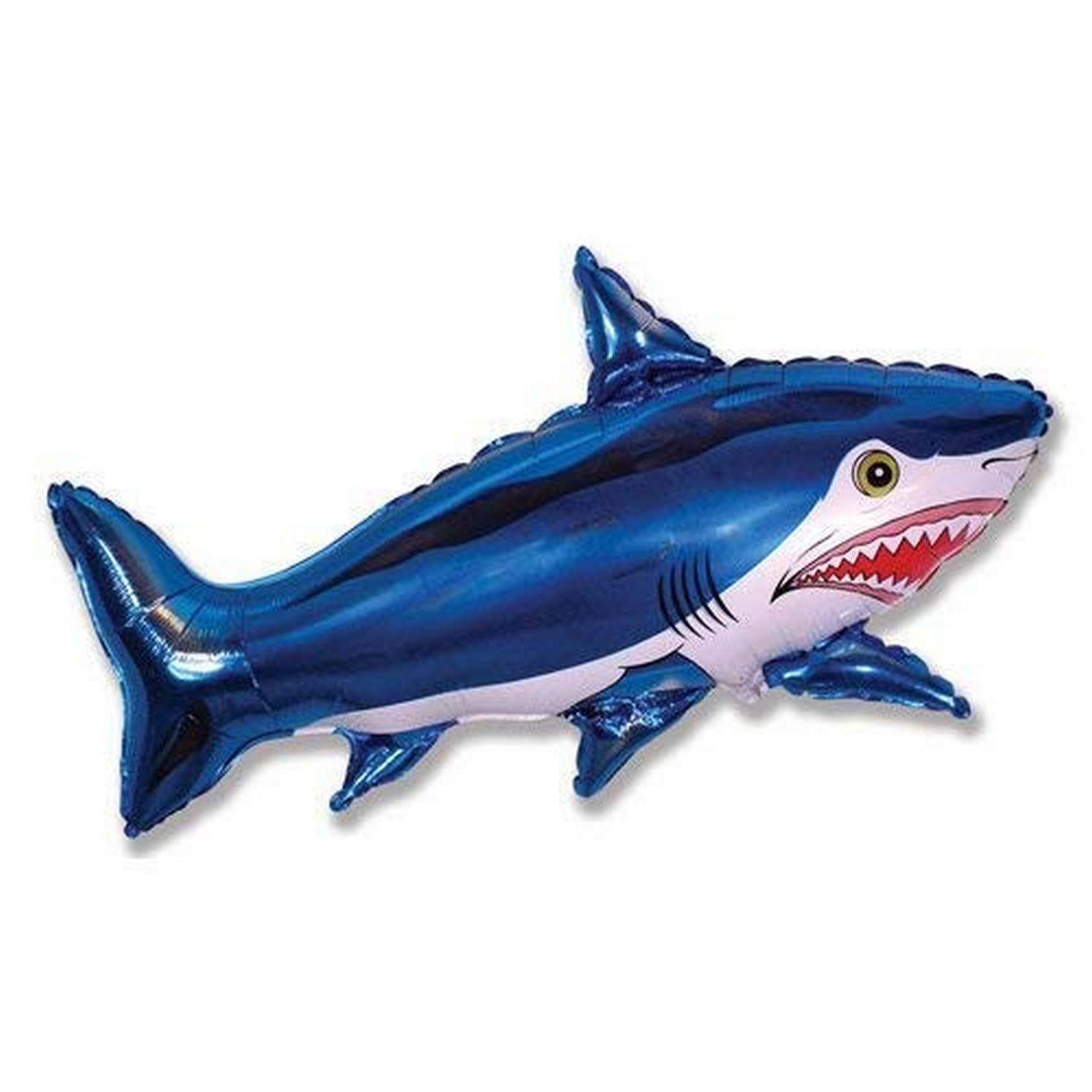 Flexmetal 42 inch Blue Shark Foil Balloon