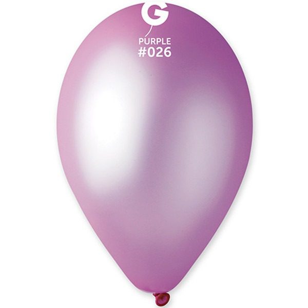 Gemar Neon Purple #026 Latex Balloons
