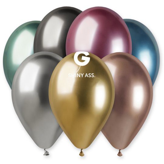 Gemar Shiny Assorted Latex Balloons AB50 080 50 GB120 080 25 GB120 080 50 GB19 080 25 943078 943597 937183