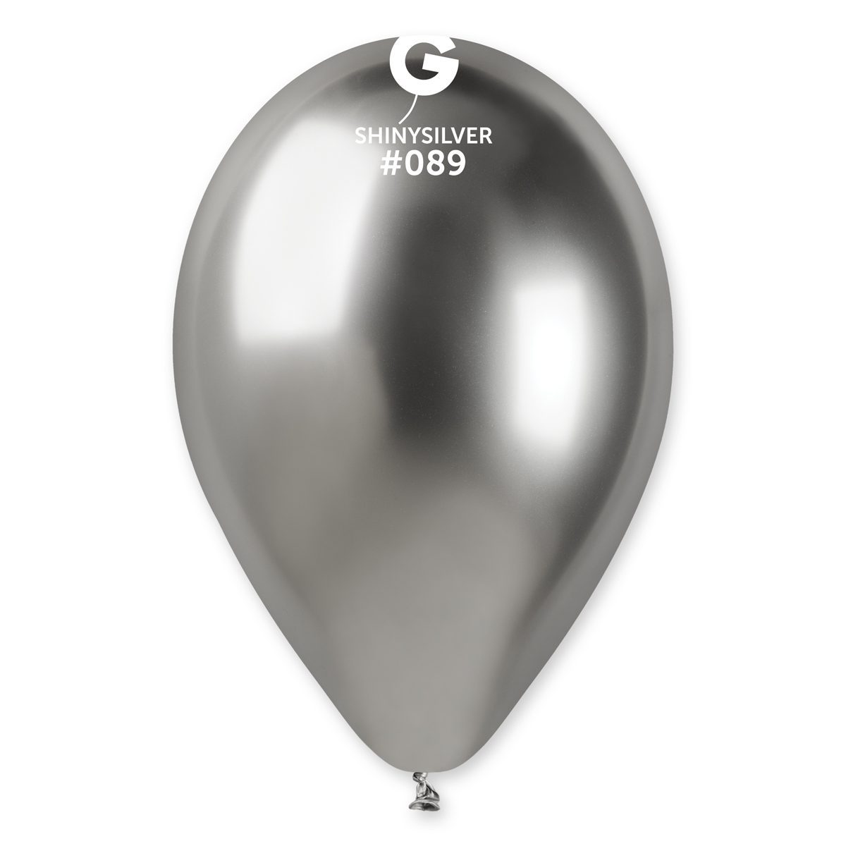Gemar Shiny Silver 089 Latex Balloons AB50 089 50 GB120 089 25 GB120 089 50 306934 GB19 089 25 342956