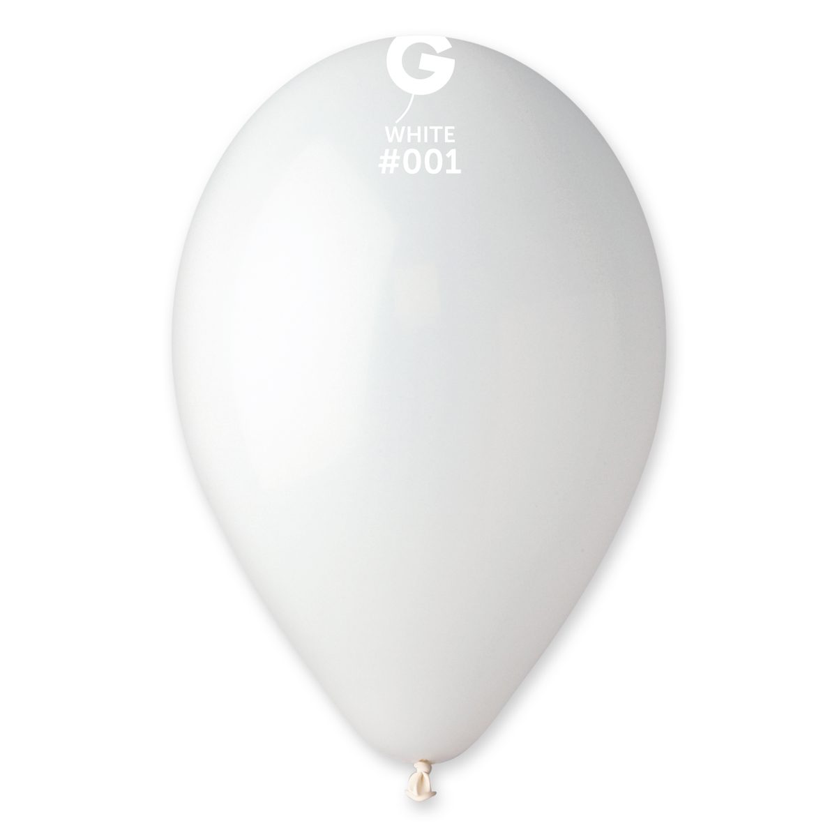 Gemar White 001 Latex Balloons A50 001 50 G120 001 50 G19 001 25 329711 G30 001 10