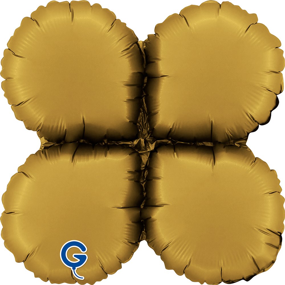 Grabo 13 inch Satin Gold Base Drops Mini Foil Balloon