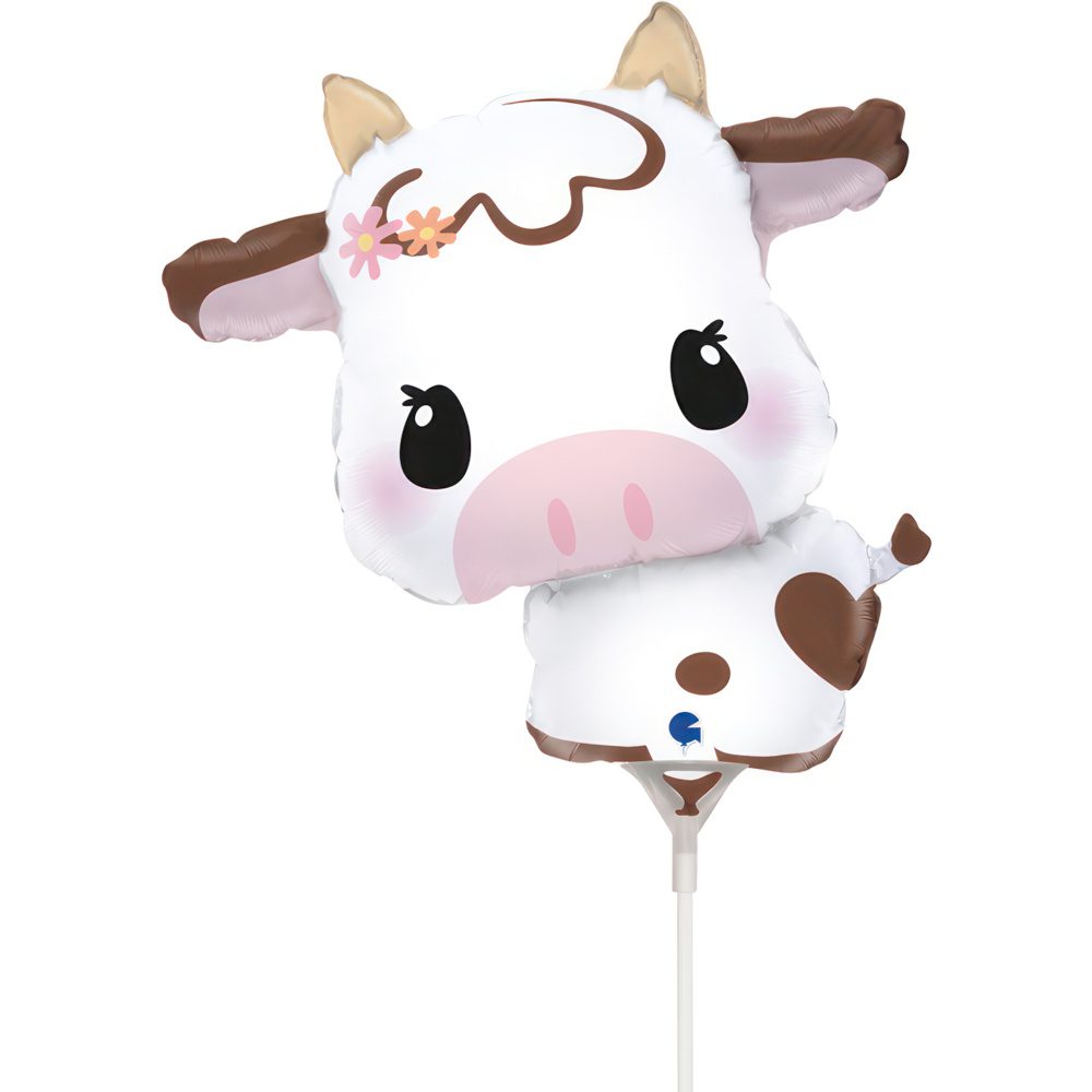 Grabo 14 inch Cute Cow Mini Foil (Air Filled)_g72161-cute-cow-mini-b