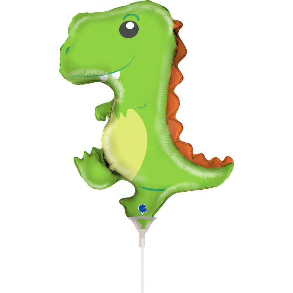 Grabo 14 inch Dinosaur Foil Balloon (Air Filled)_g72064-dinosaur-mini-b