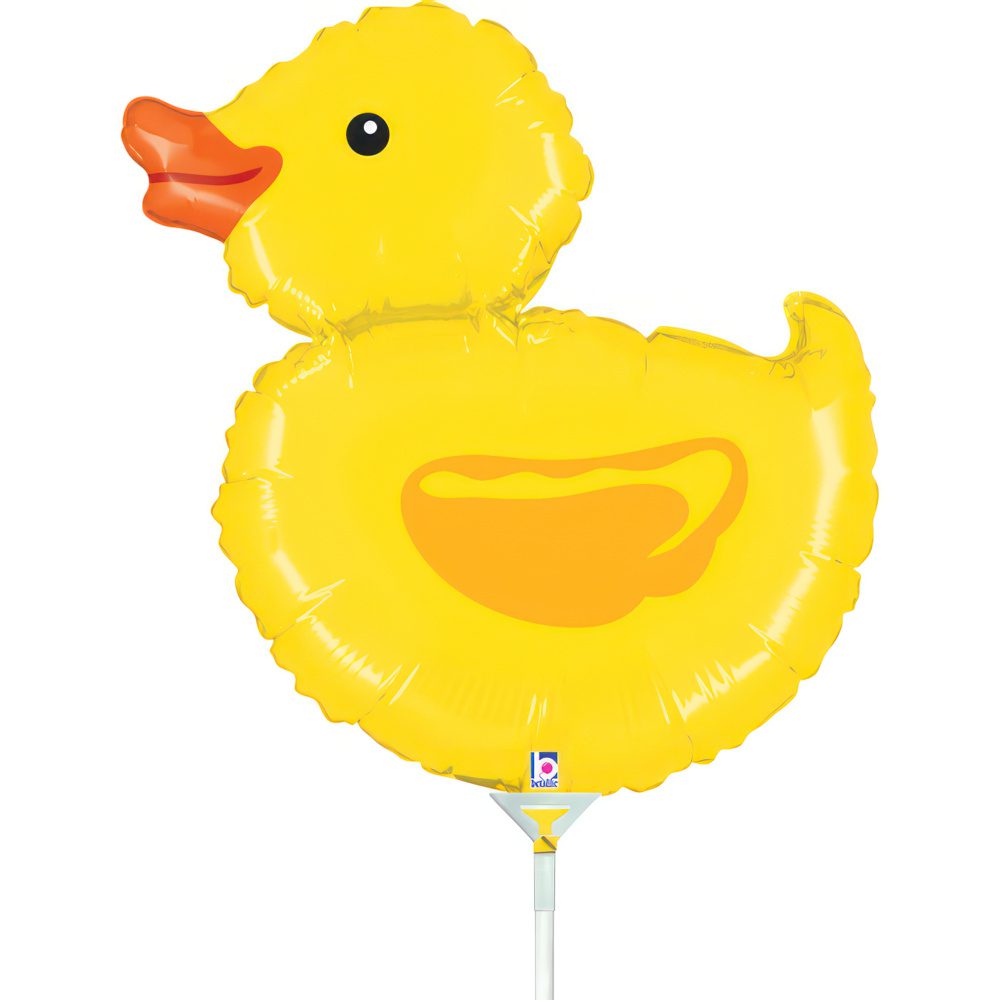 Grabo 14 inch Ducky Mini Foil Balloon (Air Filled)_19468-ducky-b