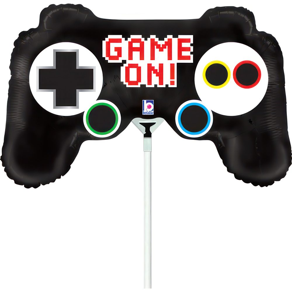 Grabo 14 inch Game Controller Mini Foil Balloon (Air Filled)_19122-game-controller-b