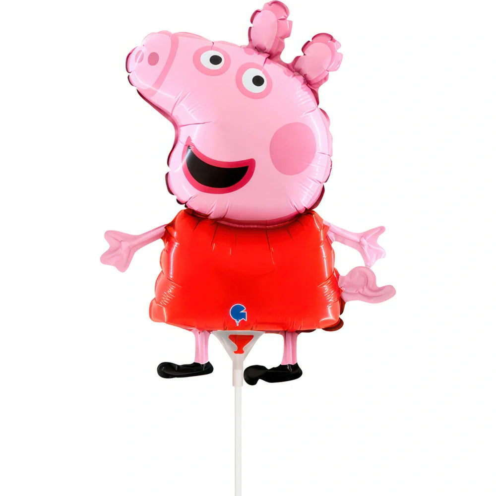 Grabo 14 inch Peppa Pig Character Foil Balloon (Air Filled)_l678-peppa-pig-mini-b