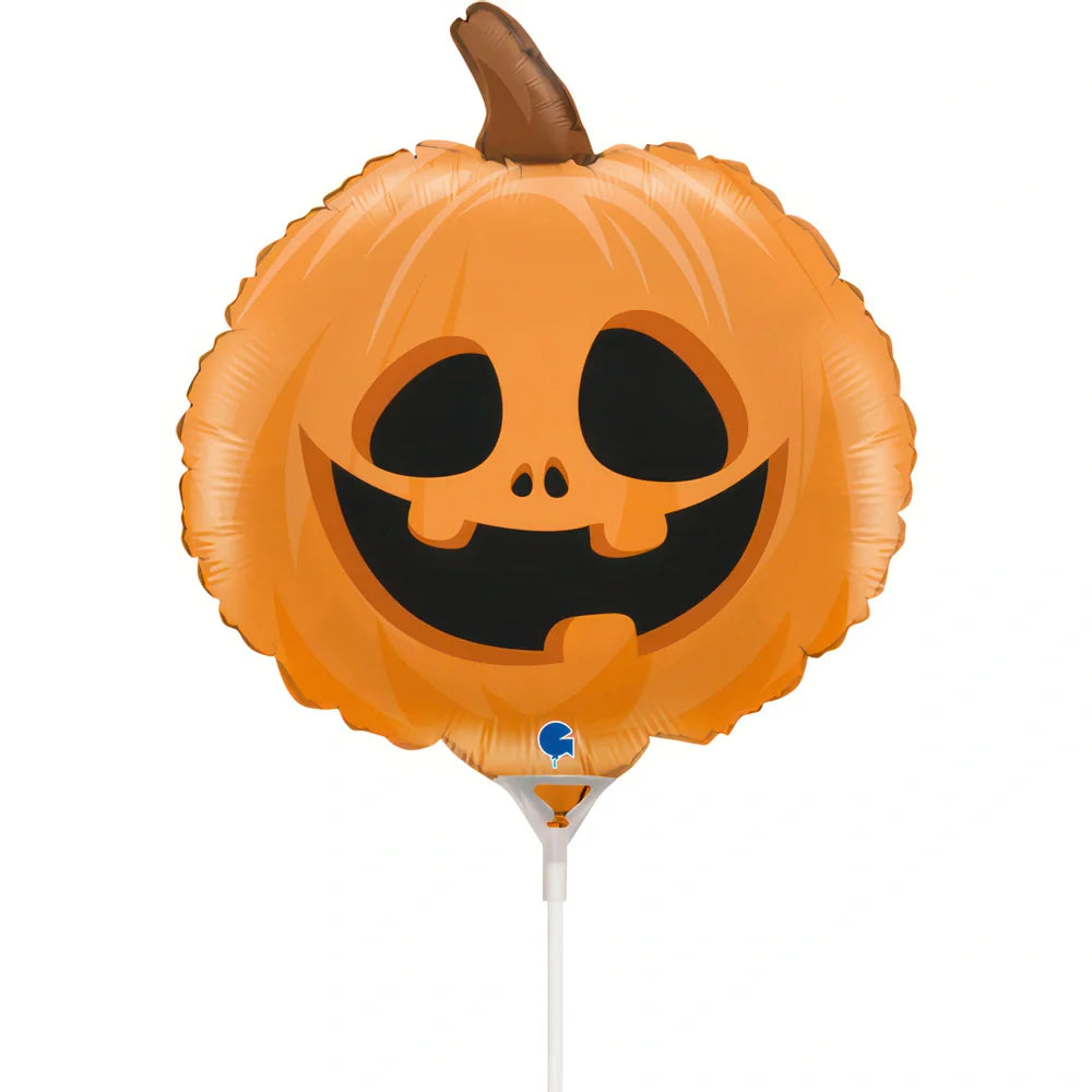 Grabo 14 inch Pumpkin Mini Foil Balloon (Air Filled)_g72170-pumpkin-mini-b.webp