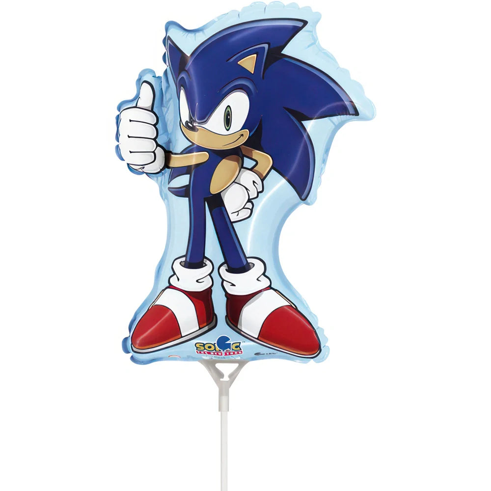 Grabo 14 inch Sonic the Hedgehog Mini Foil Balloon (Air Filled)_l717-sonic-sonic-mini-b