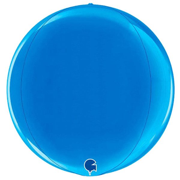 Grabo 15 inch Globe Blue Foil Balloon_74100B-500__72947
