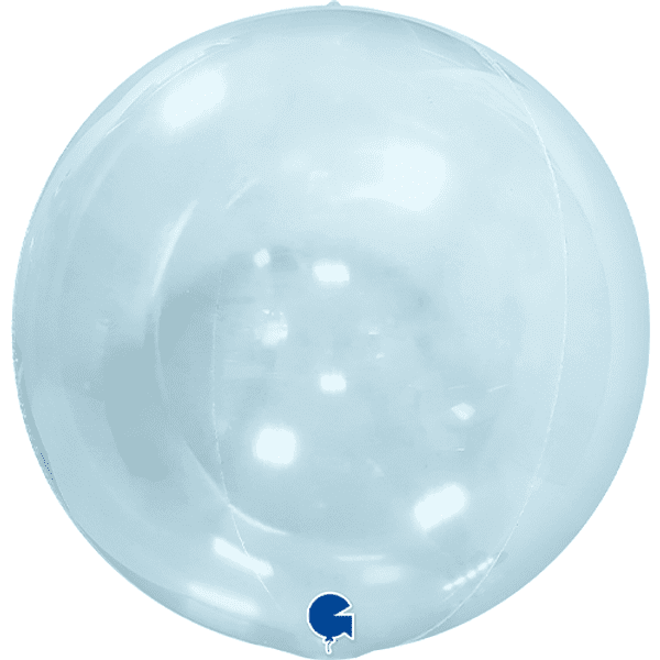 Grabo 15 inch Globe Blue Transparent Balloon_1574109SVB-500__30860