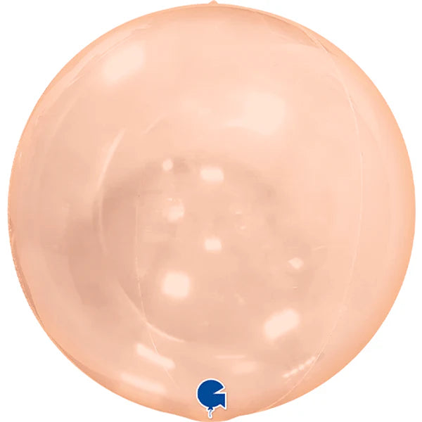 Grabo 15 inch Globe Orange Transparent Balloon_1574109SVO-500__26528