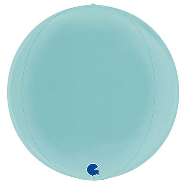 Grabo 15 inch Globe Pastel Blue Foil Balloon_74106PB-500__06415