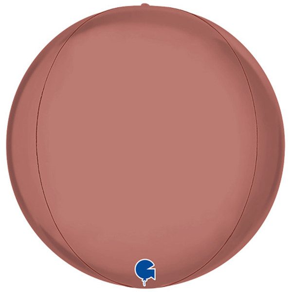 Grabo 15 inch Globe Platinum Rosé Foil Balloon_741P04RG-500__17940