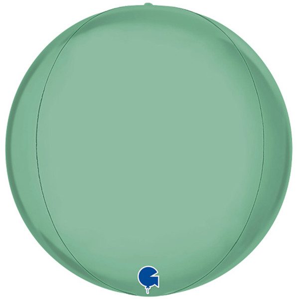 Grabo 15 inch Globe Platinum Tiffany Blue Foil Balloon_741P03Ti-500__05360