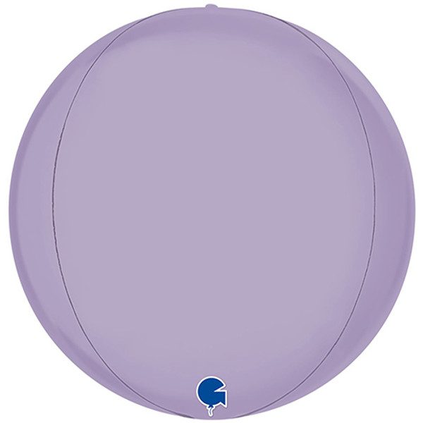 Grabo 15 inch Globe Satin Lilac Foil Balloon_1574100SL-500__59523