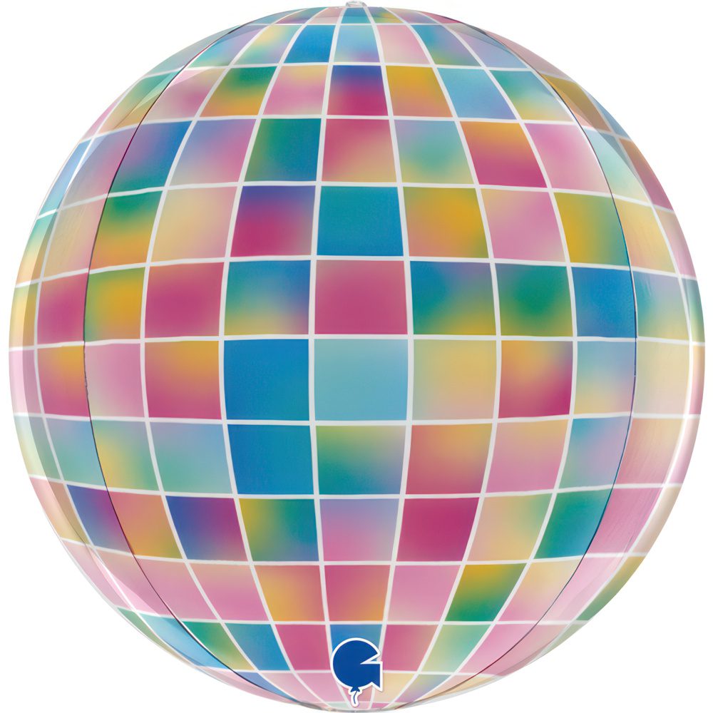Grabo 15 inch Globe Strobe Foil Balloon_g74008-globe-strobo-15inc-4d-b