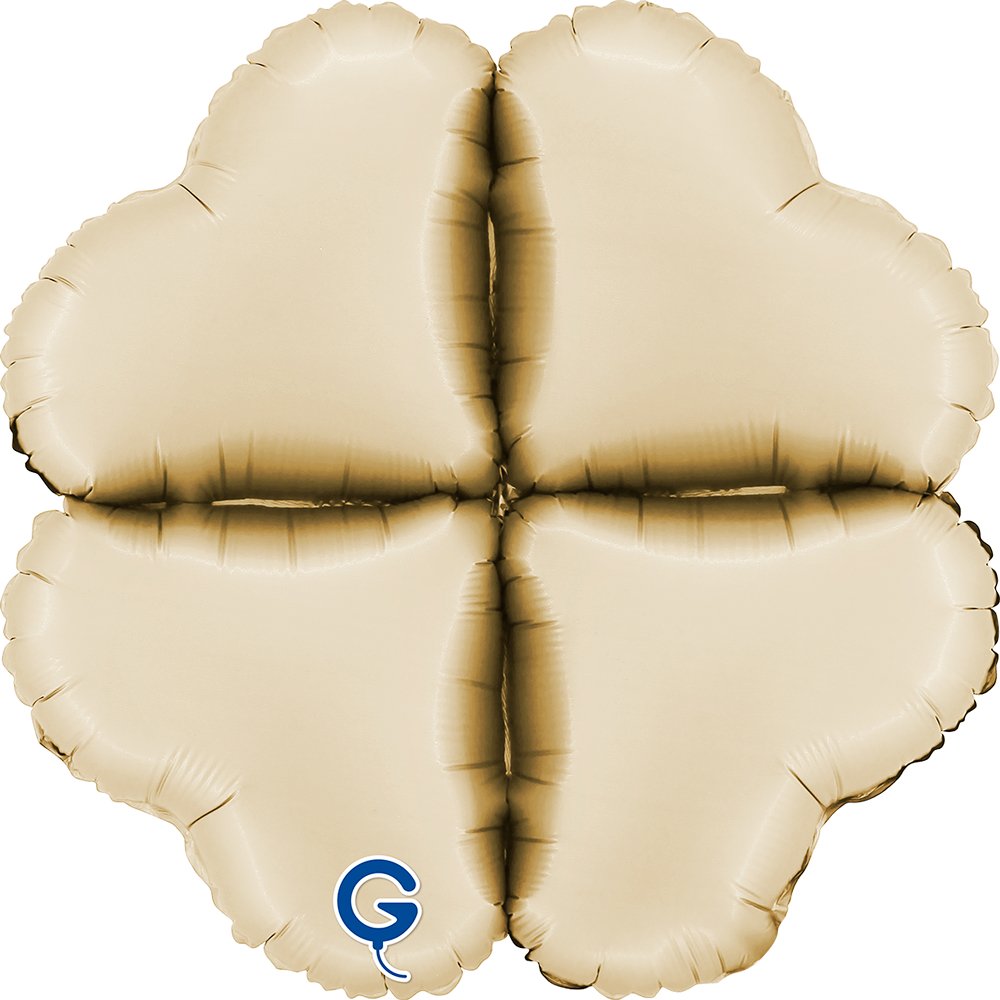 Grabo 16 inch Satin Cream Base Drops Foil Balloon
